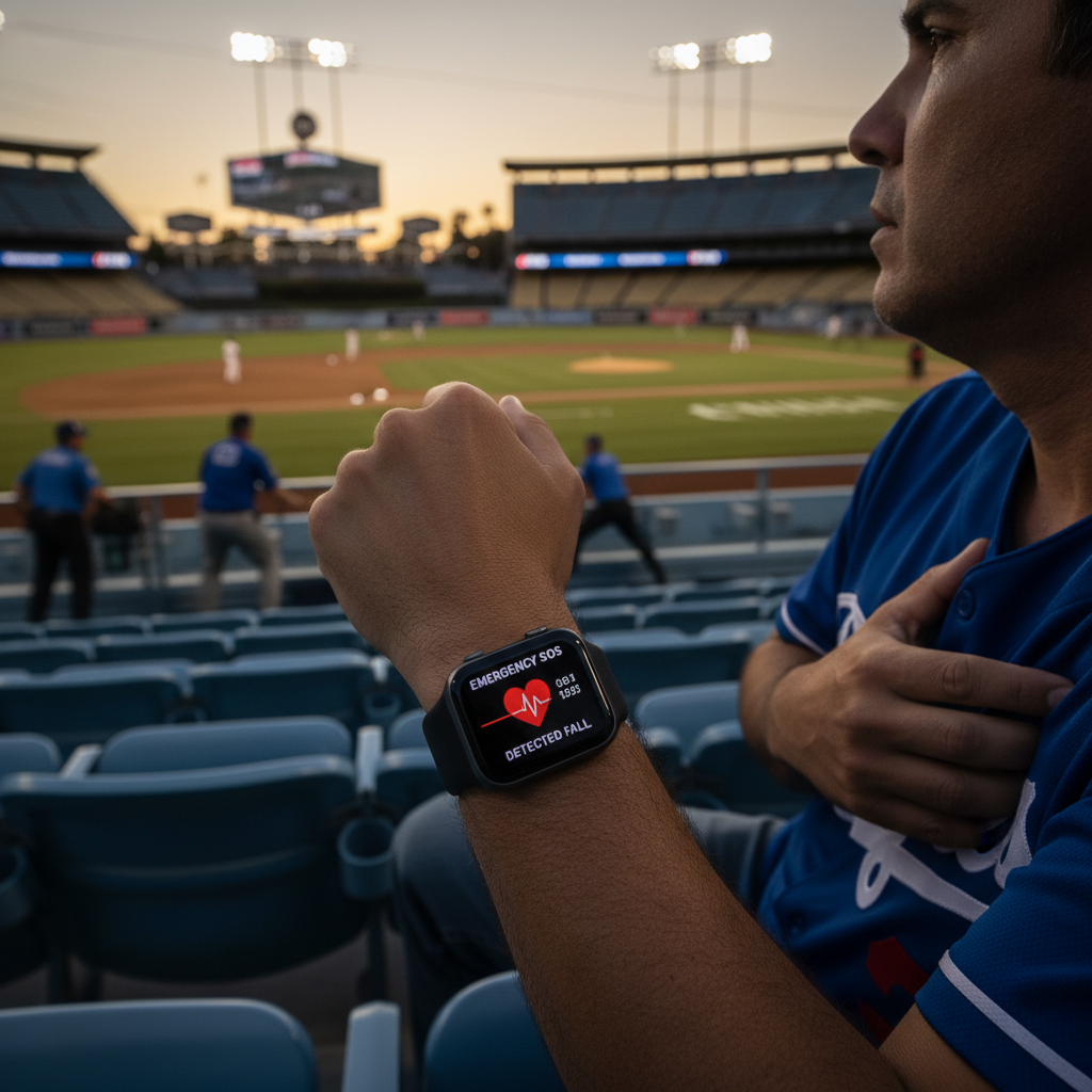 Your Apple Watch could save your life at Dodger Stadium.