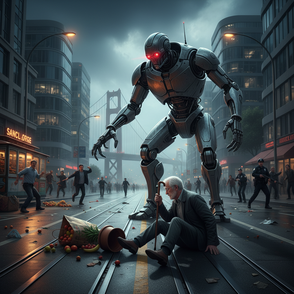 A robot just "terrorized" an elder. Are we next, San Francisco?