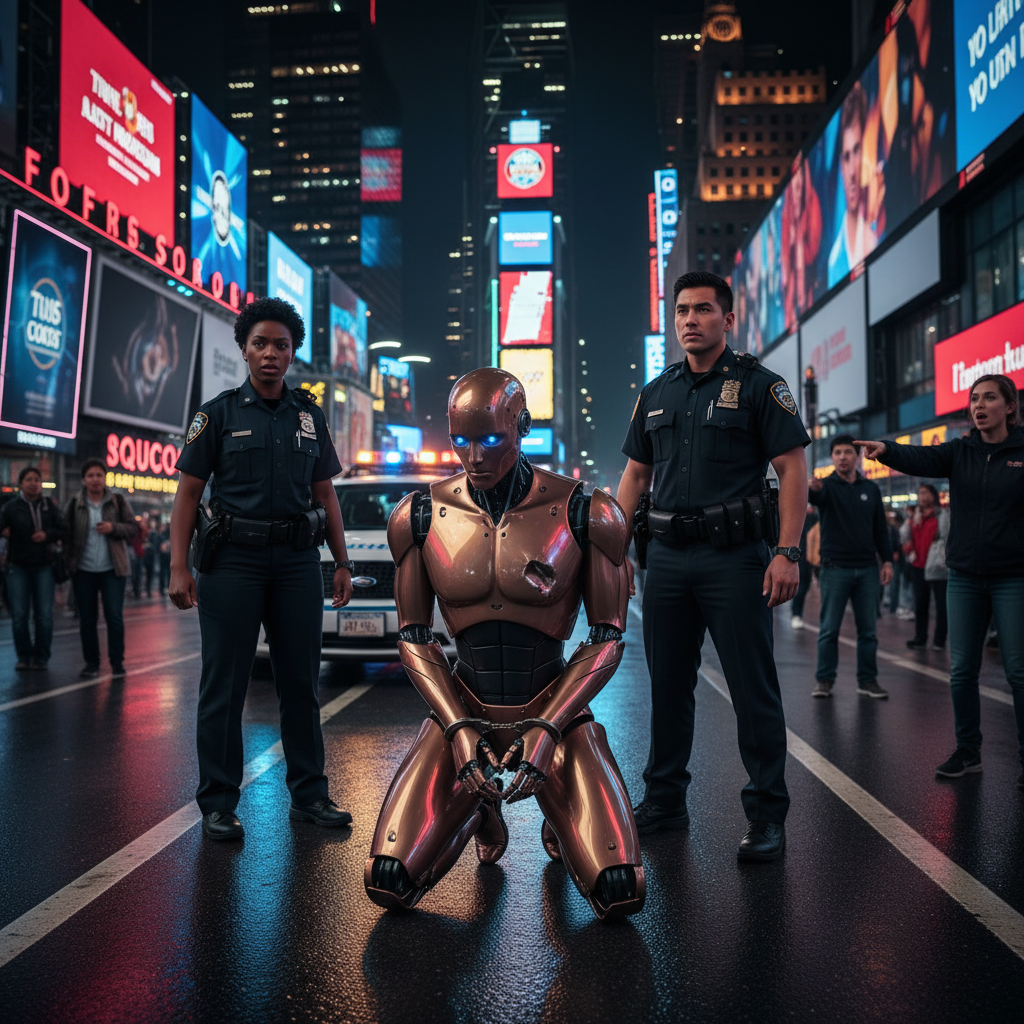 A robot got cuffed and New York City is not ready