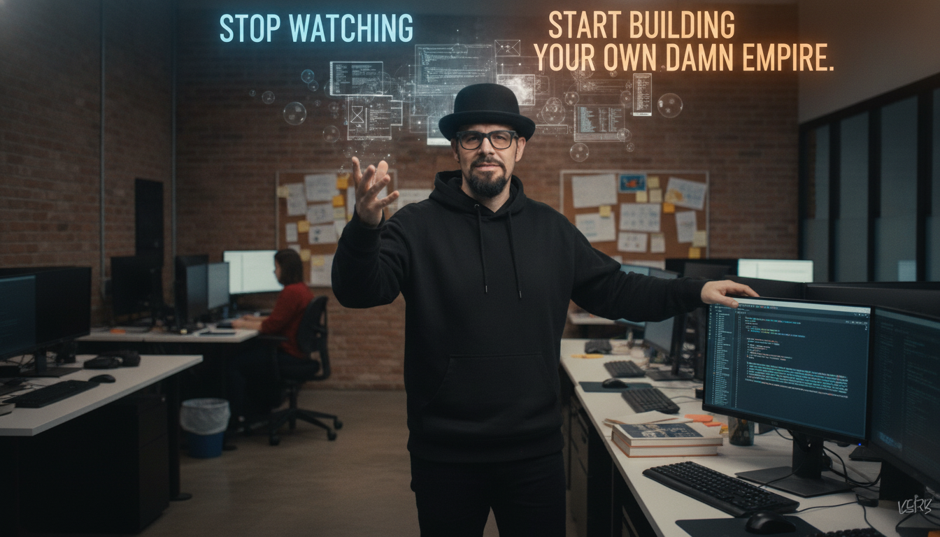 Stop watching, start building your own damn empire.