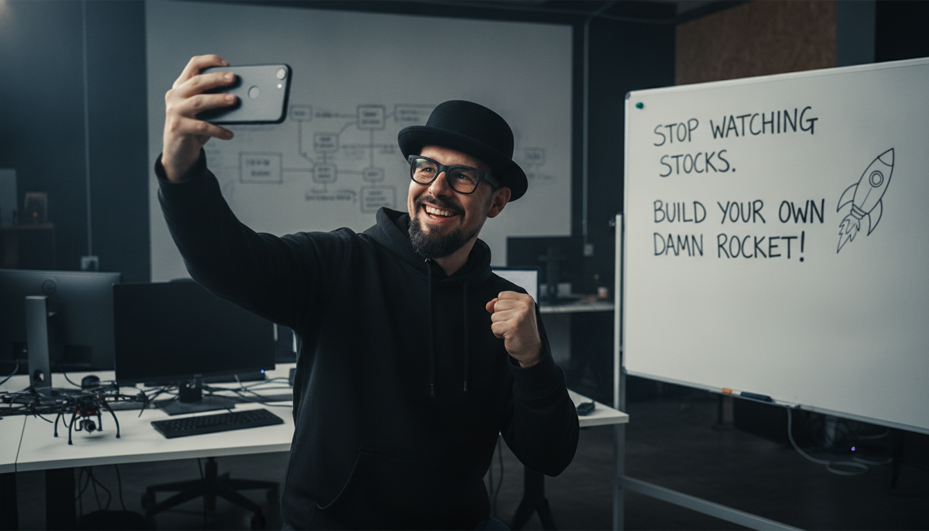 Stop watching stocks. Build your own damn rocket!