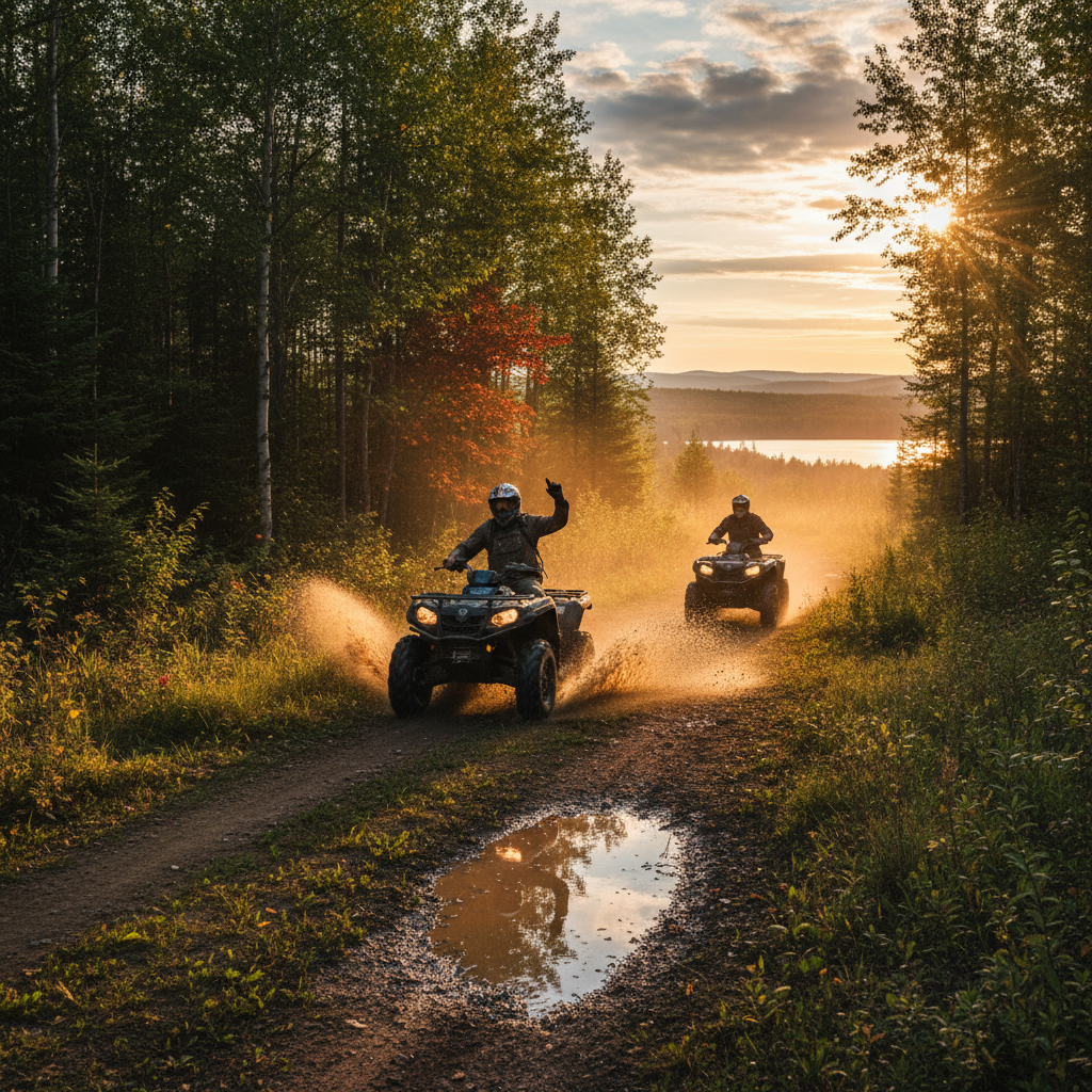 Your ATVs are therapy in southeastern Manitoba.