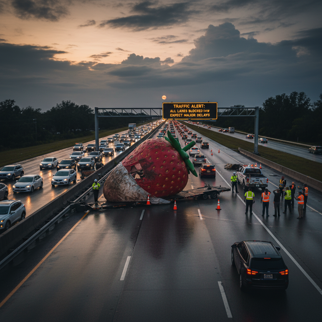 You won't believe what rolled down I-4 near Plant City.