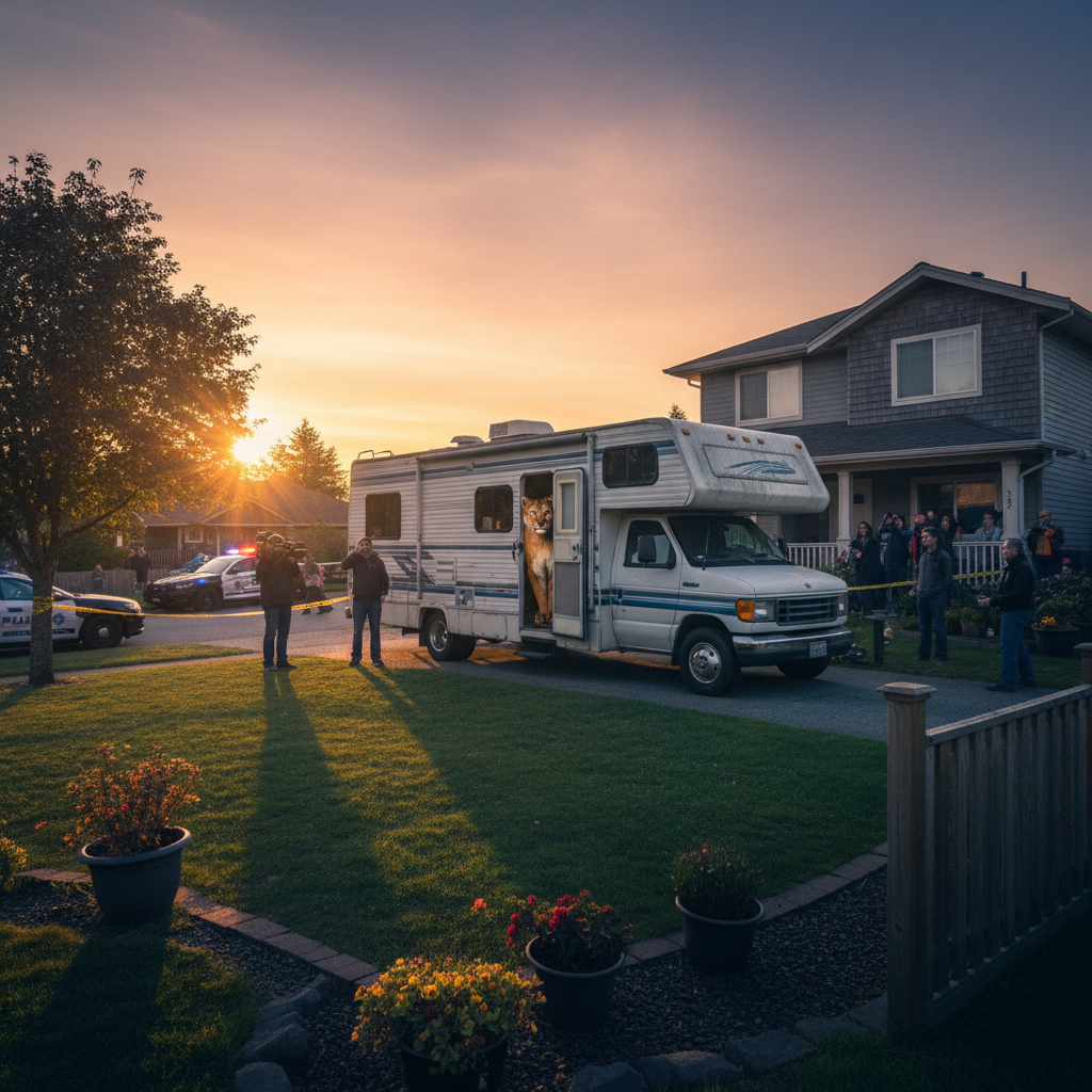 Your Parksville neighbour's RV just got a cougar tenant.