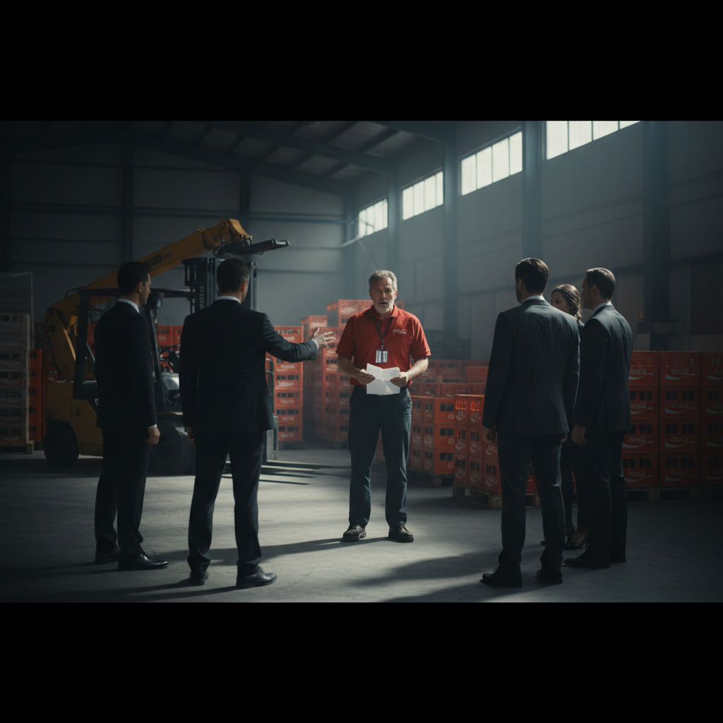 Coke Canada just pulled what on a Calgary worker?