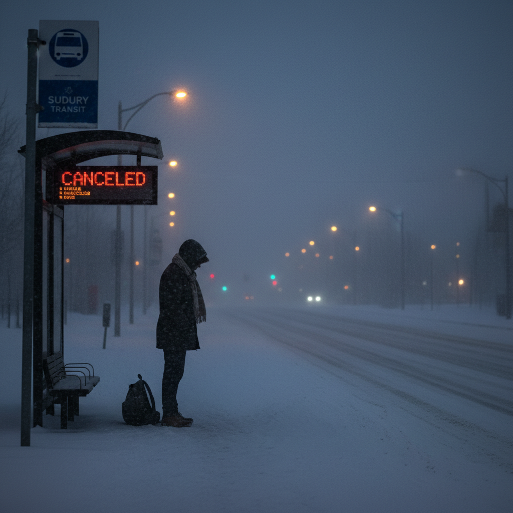 Sudbury's buses are cancelled again. Your commute is toast.