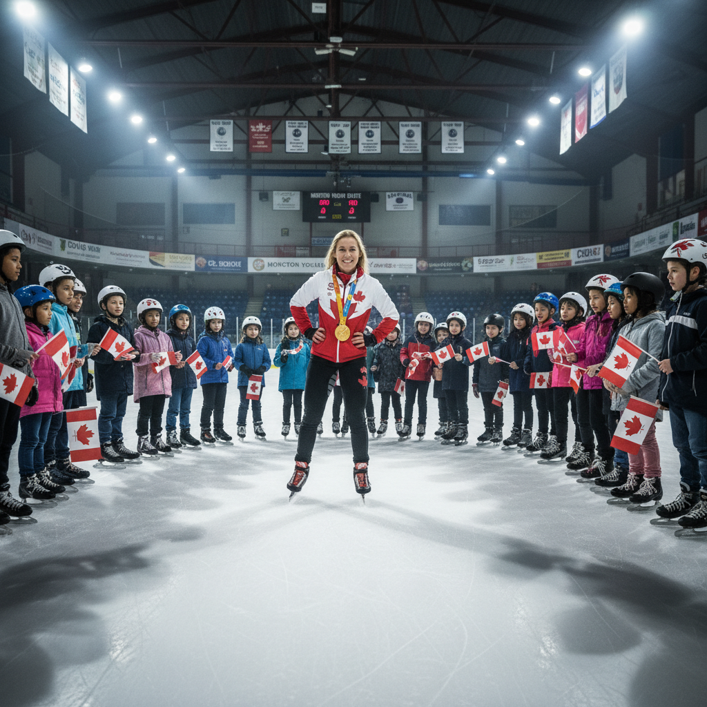 Courtney Sarault is home, and you need to see what she's doing for Moncton kids.