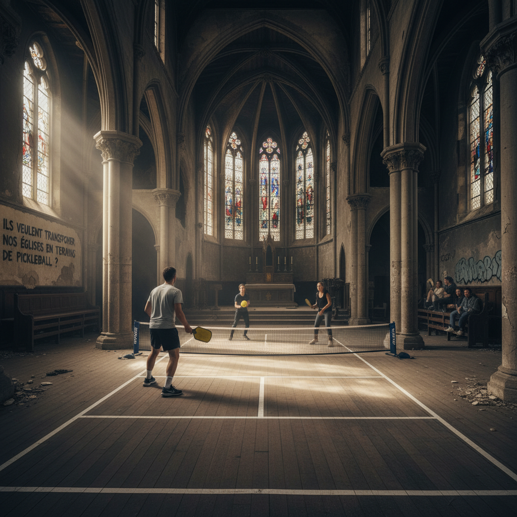 Ils veulent transformer nos églises en terrains de pickleball?