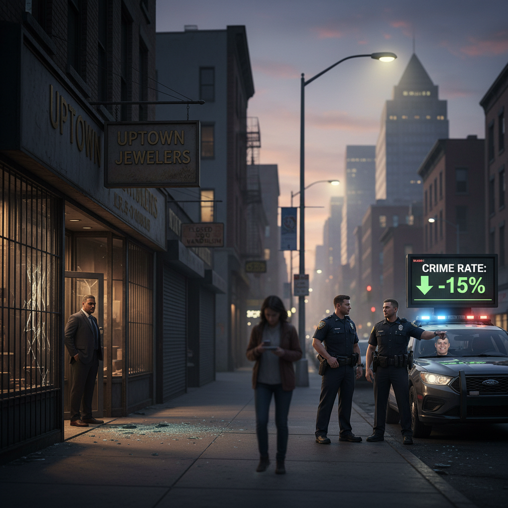 Uptown shops say crime is up, but your police say it's down. What's true?