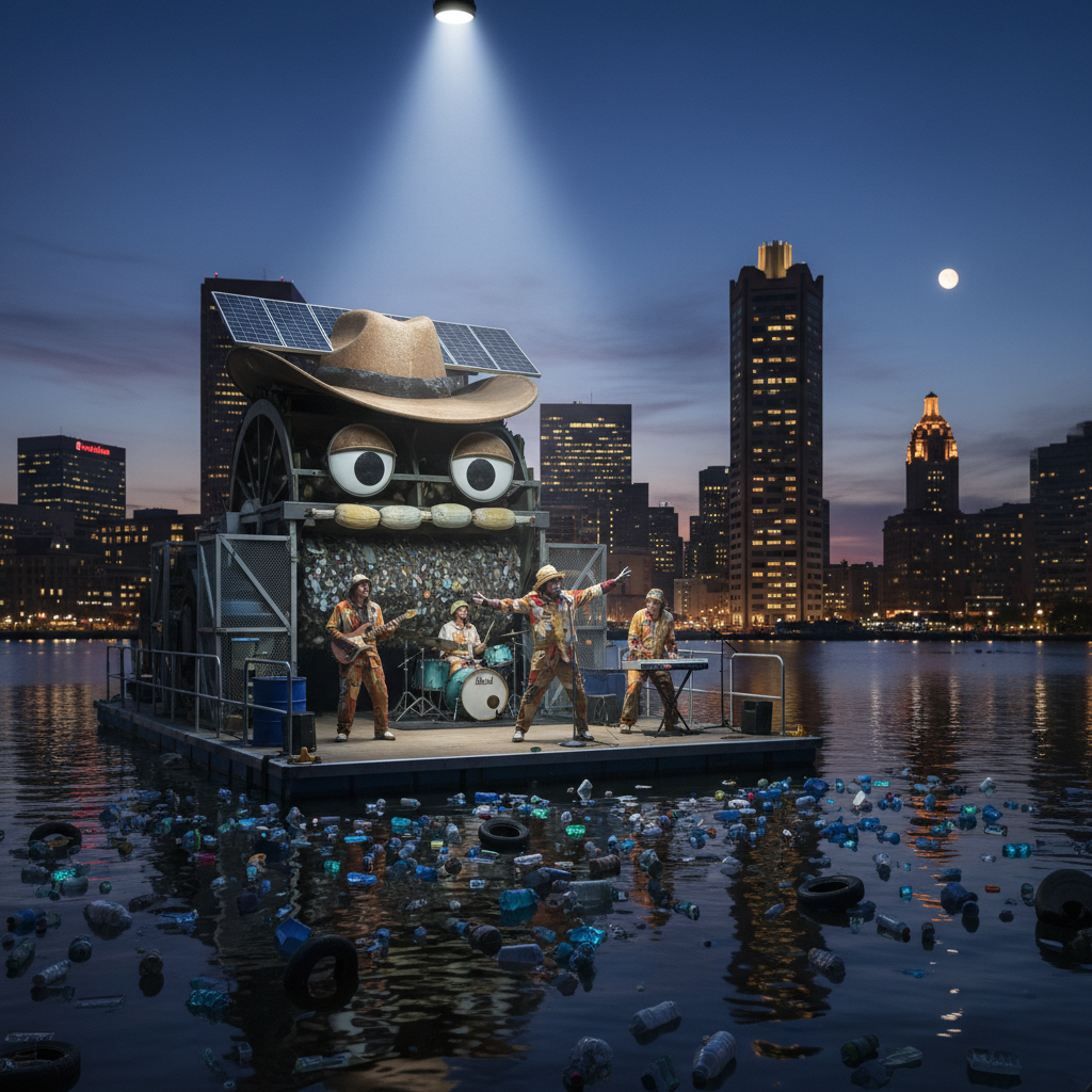 Mr. Trash Wheel just dropped a music video. Seriously.