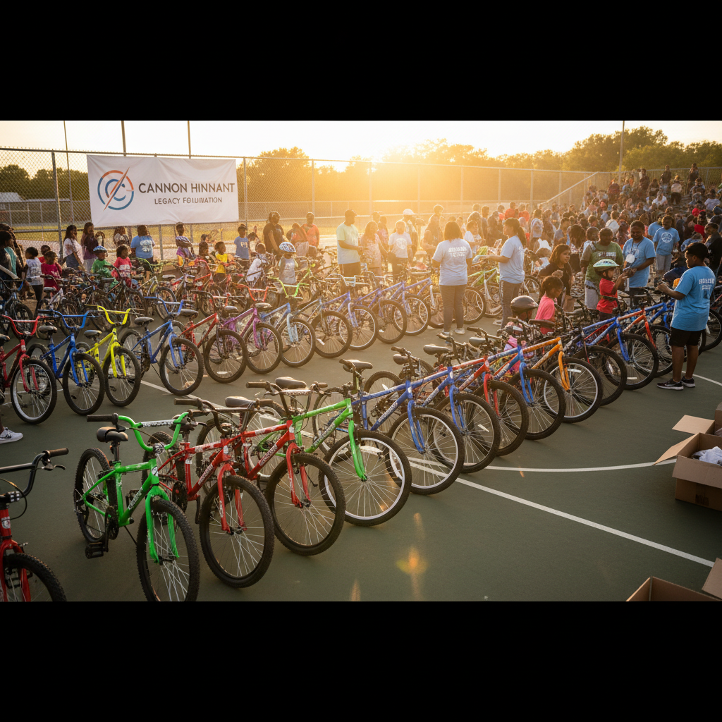 150 bikes given away to honor Cannon Hinnant. Have you heard?