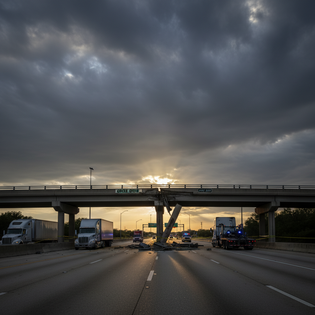 Three Circle Drive overpasses hit in three weeks. What gives?