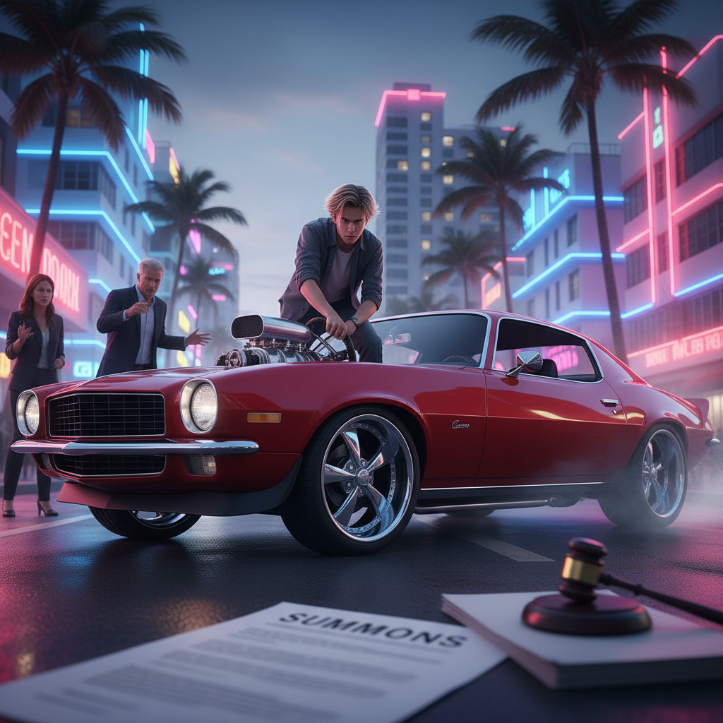Miami Beach: This 18-year-old keeps revving, but his family's suing?