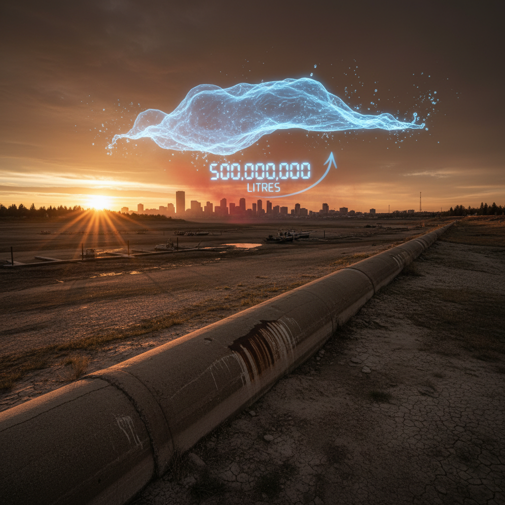 Calgary, you blew past 500 million litres of water.