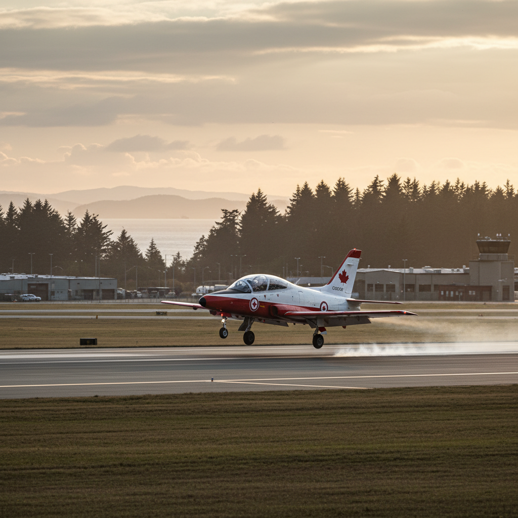 Your Snowbirds jet just landed in North Saanich