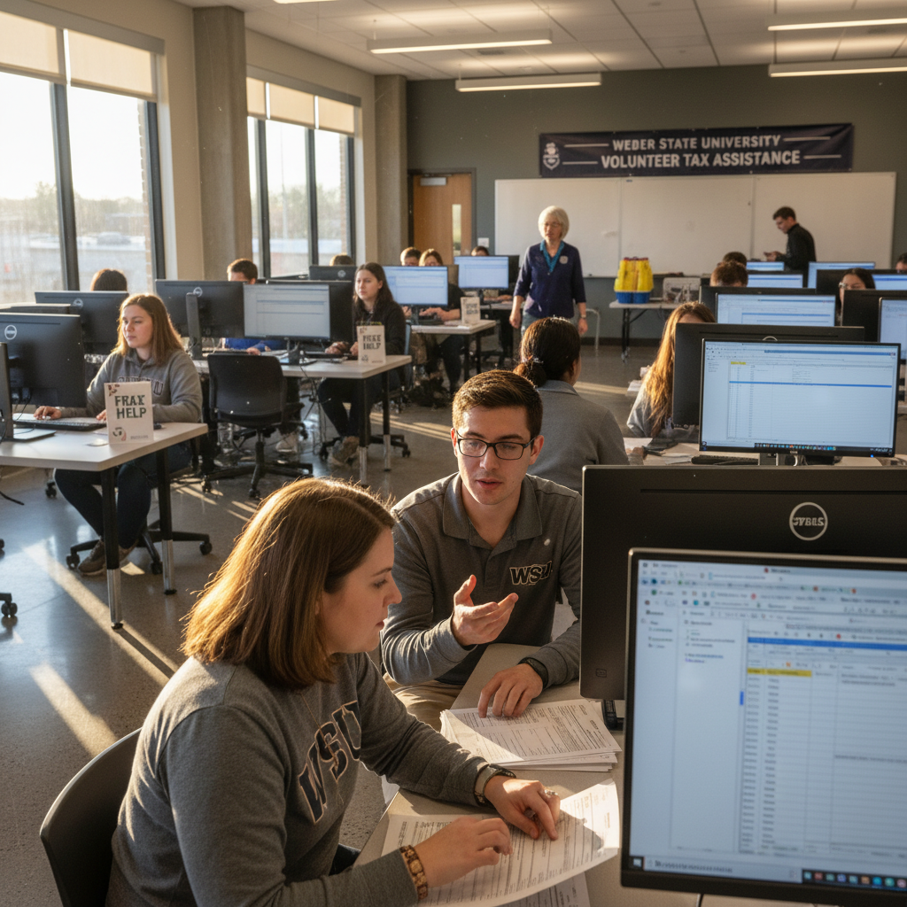 Weber State students are doing your taxes for free. Here's why.