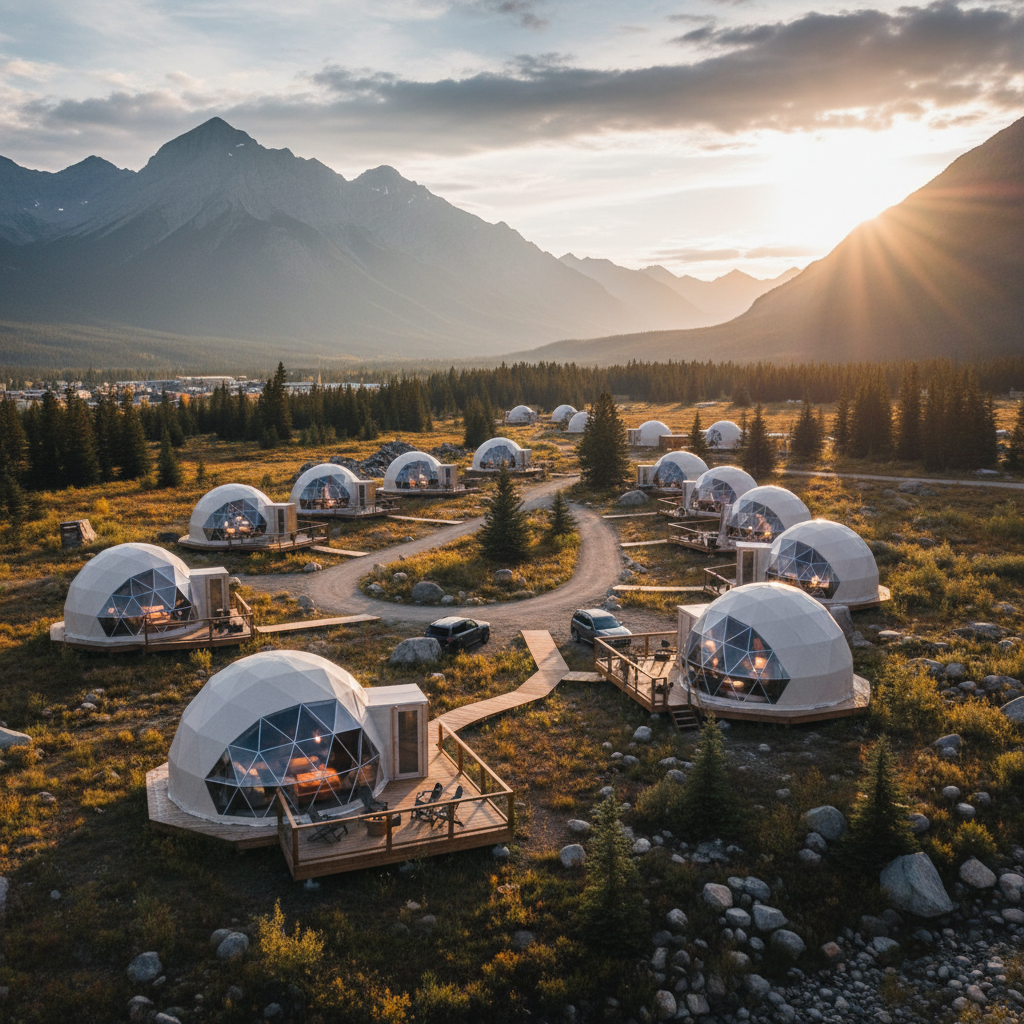 Canmore's 74 new "glamping" tents sound wild, right?