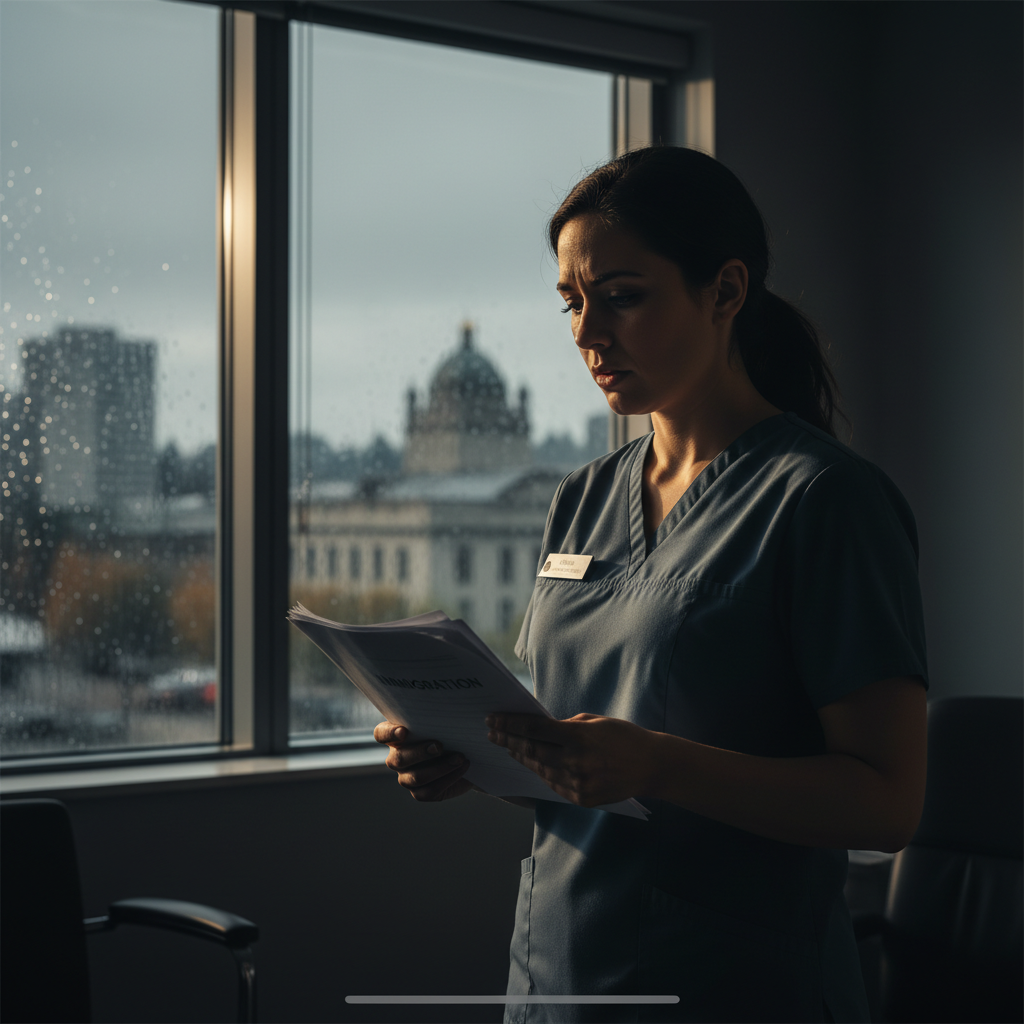 Your Victoria midwife might get deported over an English test