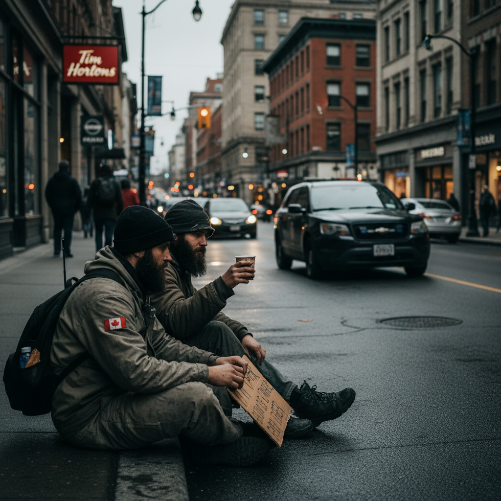 Your RCMP are now pretending to be panhandlers on Spring Garden Road