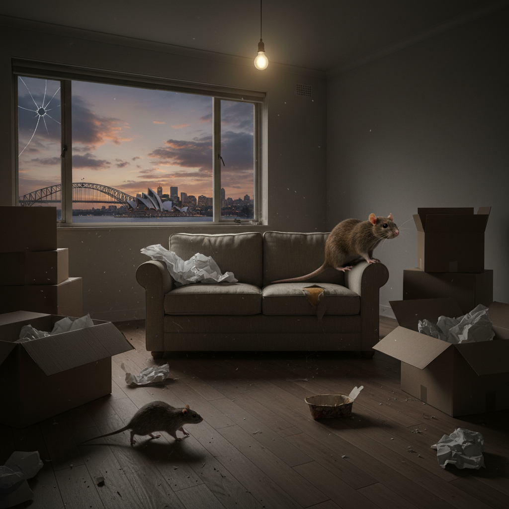 Your new Sydney apartment came with two rats. Seriously.