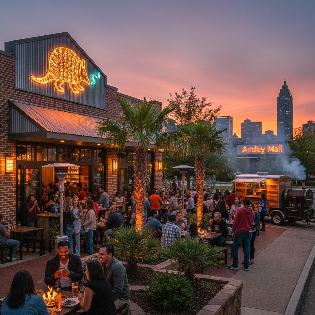 Your new spot near Ansley Mall brings serious Austin heat.
