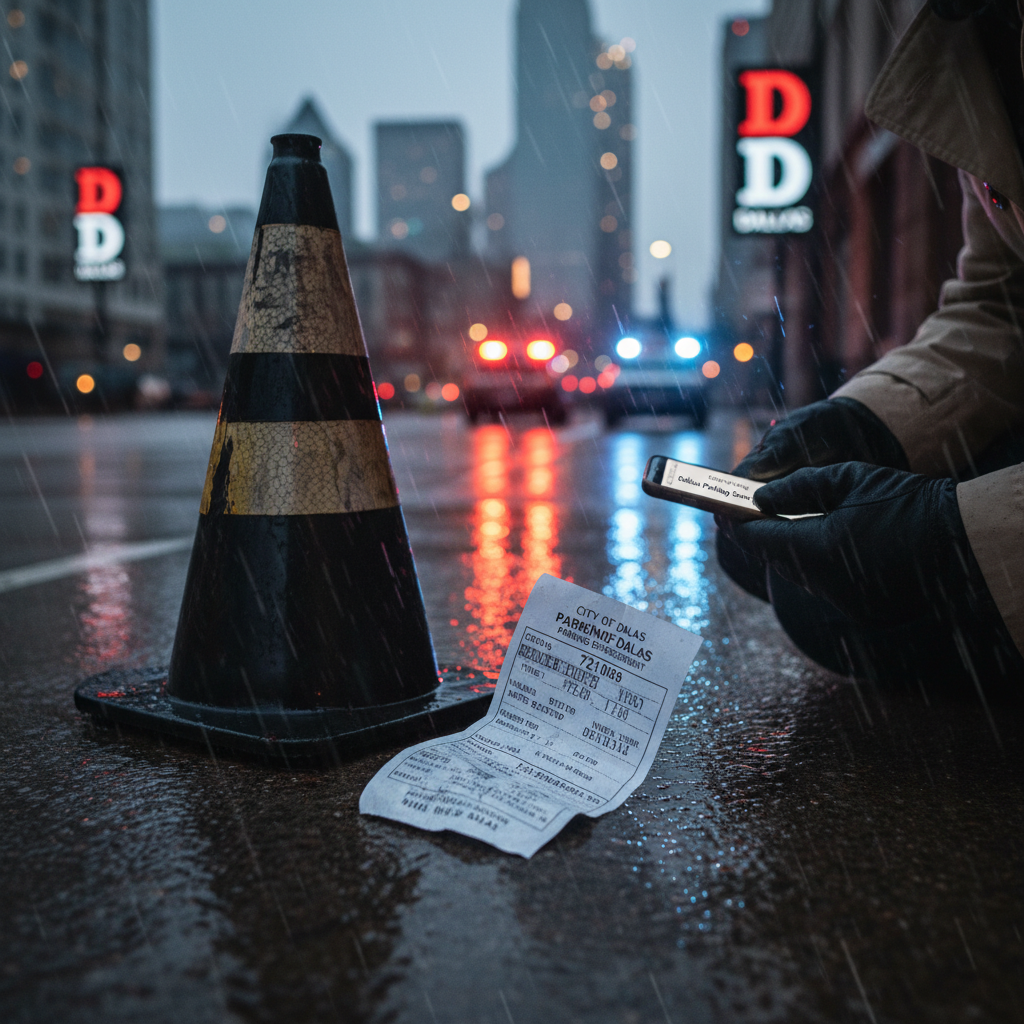 Your Dallas parking ticket might be a scam.