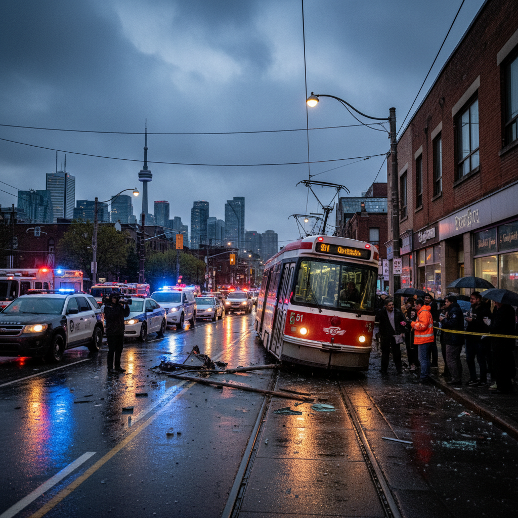 Your 501 Queen streetcar just went off the rails.