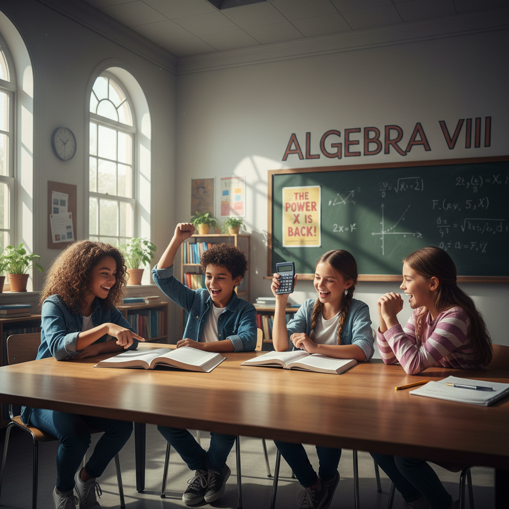 Your kids are finally getting 8th grade Algebra back.