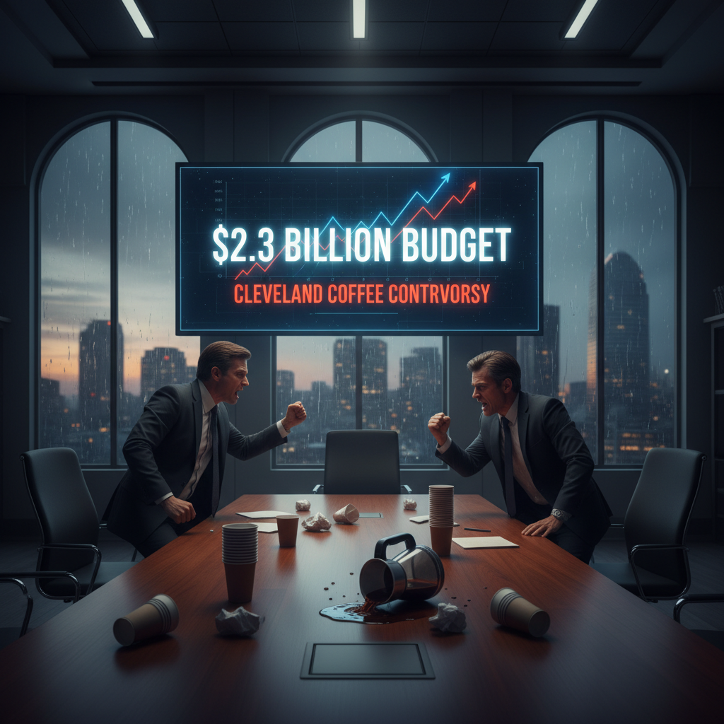 A $2.3 billion budget, but Cleveland's fighting over coffee?