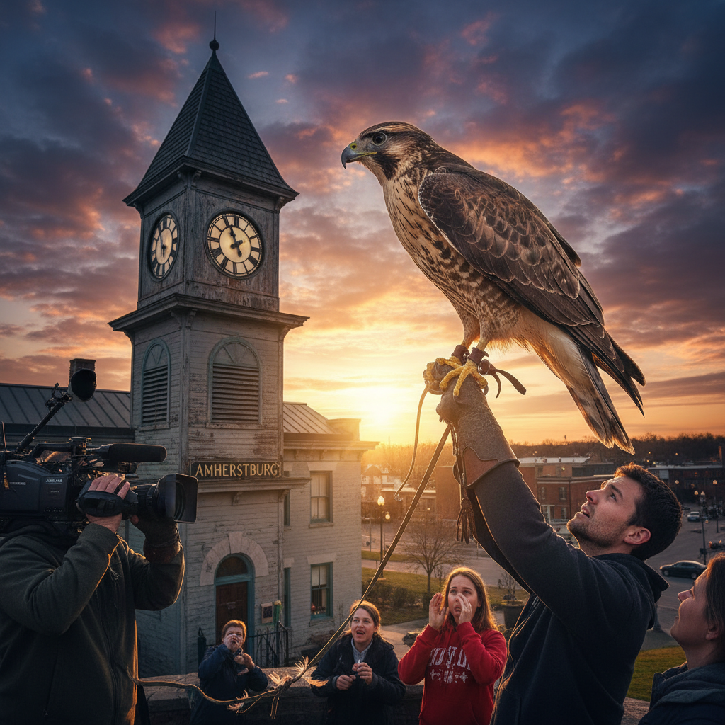 Loki the hawk went rogue in Amherstburg. What happened next?