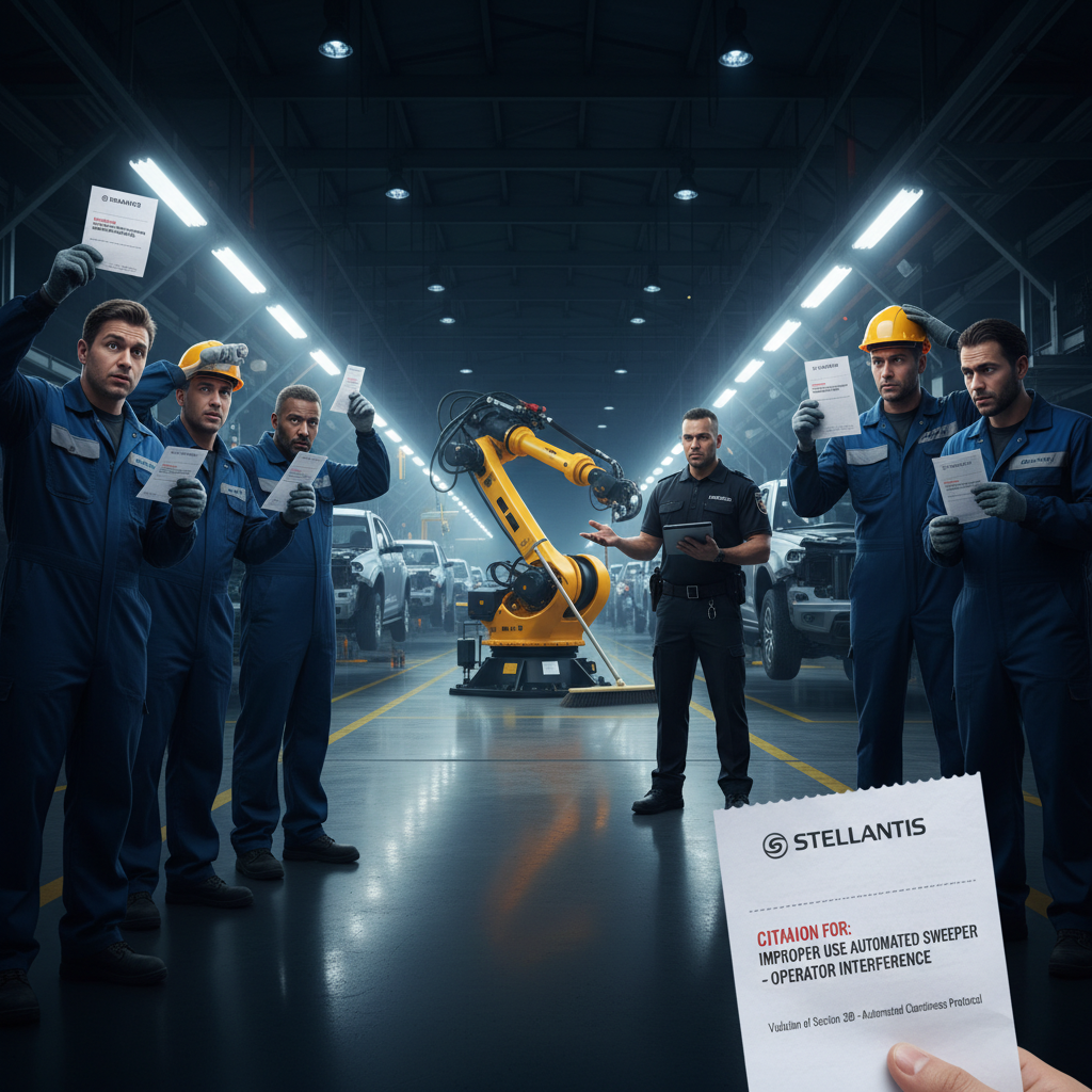 Stellantis is ticketing workers for THIS? You gotta see this.