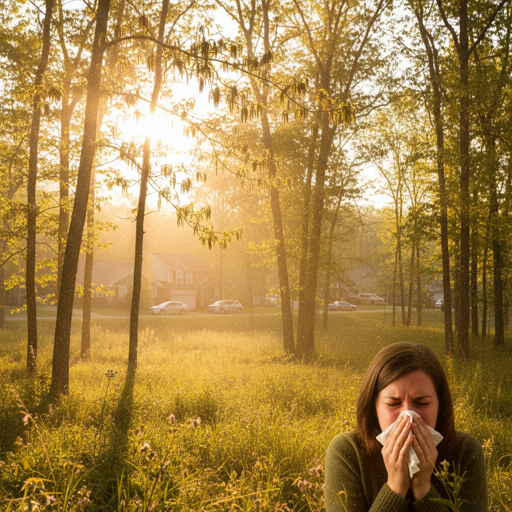 Your trees are male and your allergies hate it