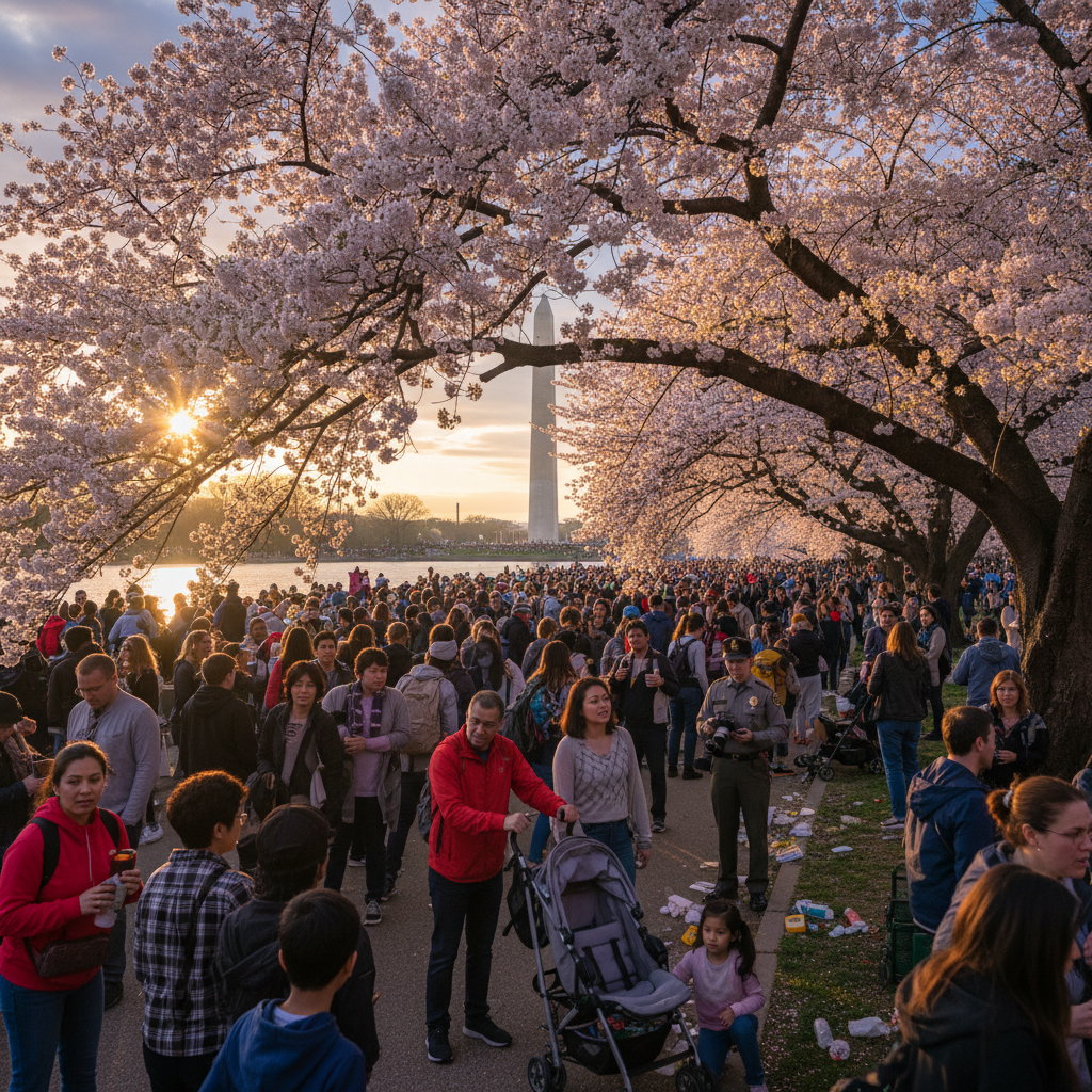 Your D.C. cherry blossoms are here and so is the chaos