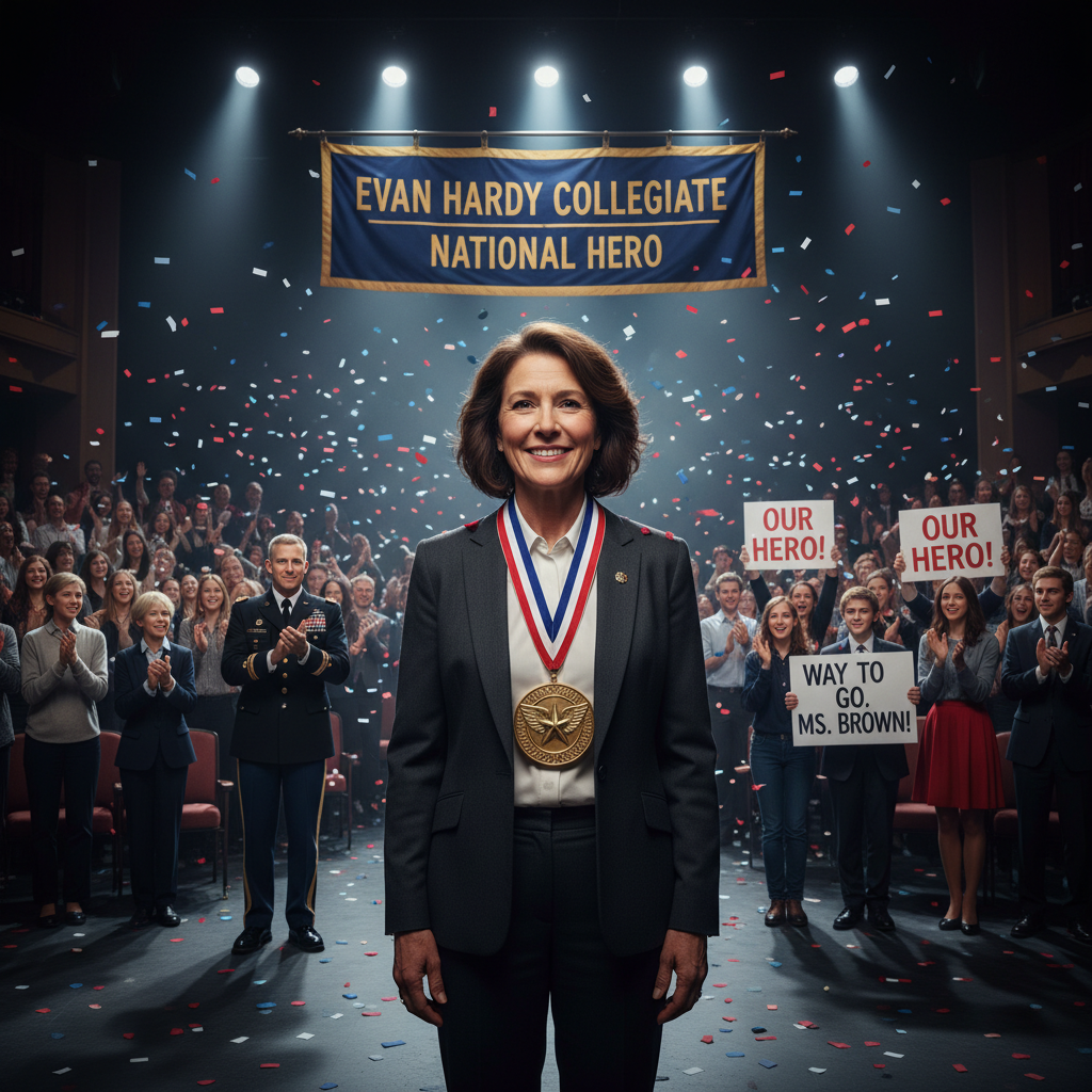 Your Evan Hardy teacher just got a national hero medal.