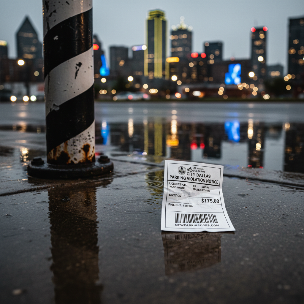 Your Dallas parking ticket might be a scam.
