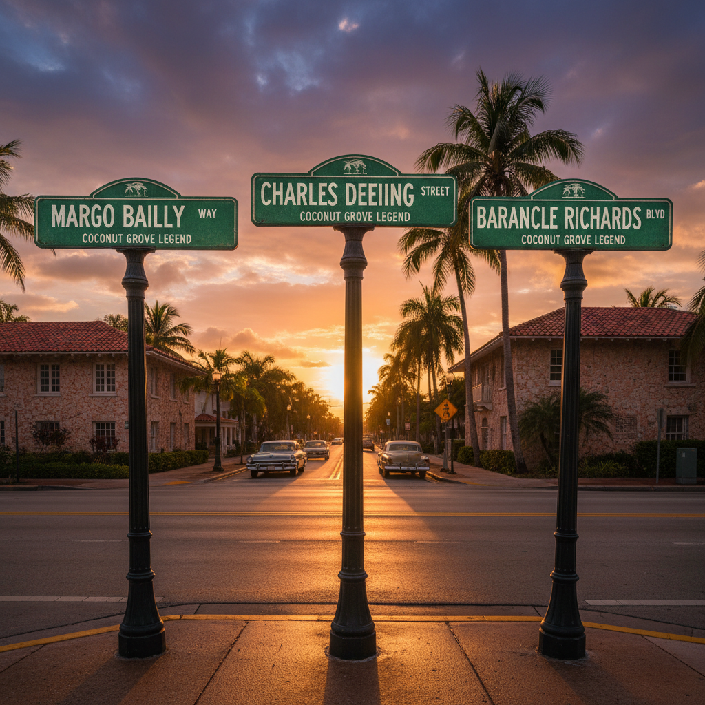 Miami just named streets after these Coconut Grove legends.