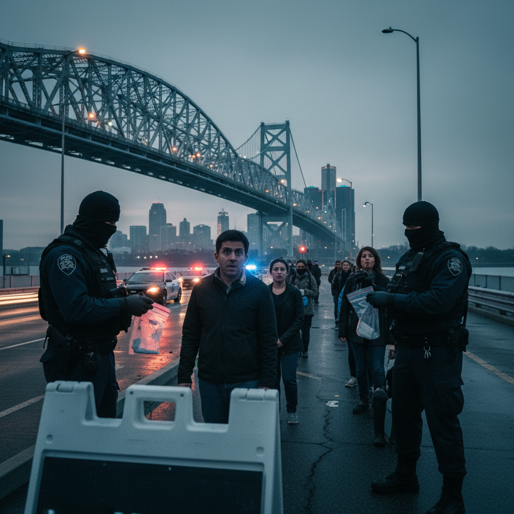 They're taking DNA at the Ambassador Bridge. Are you next?