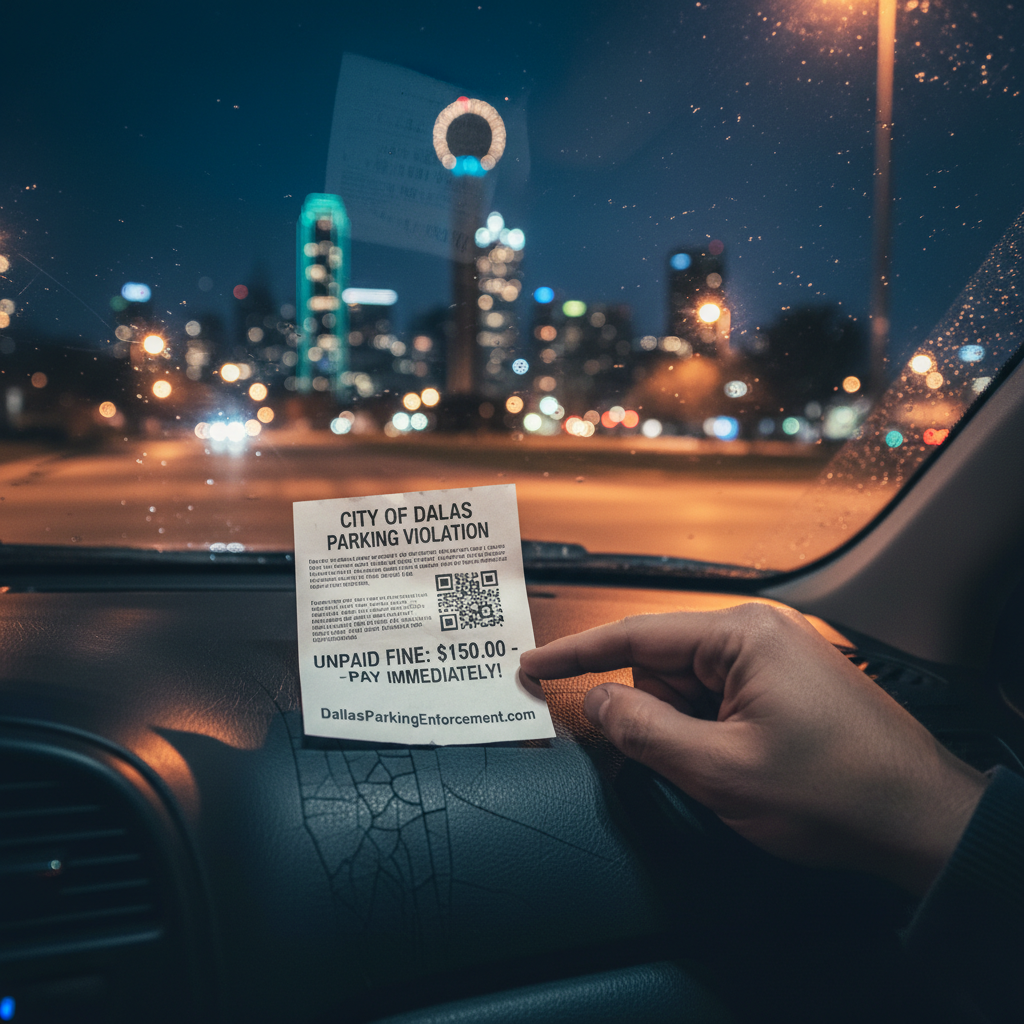 Your Dallas parking ticket might be a scam, y'all!