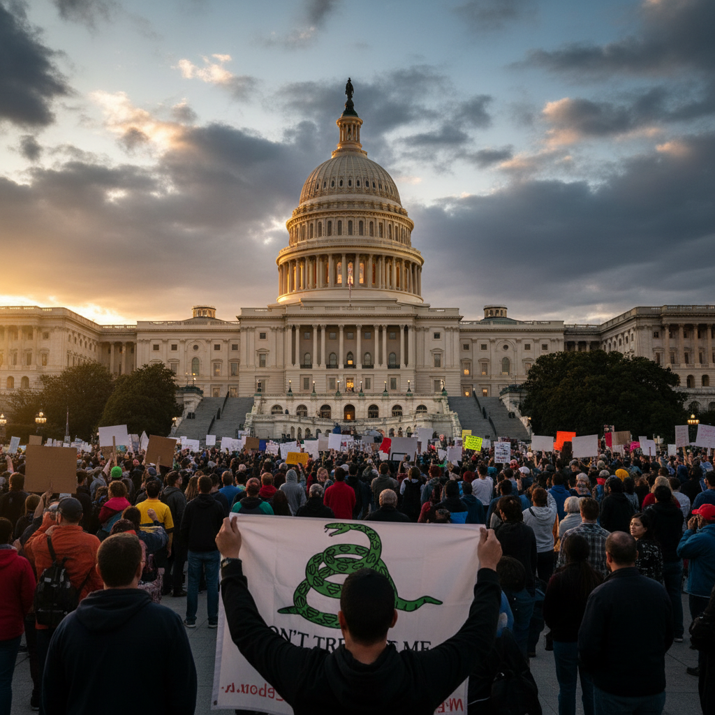 Thousands just told the Capitol, "We have no kings." What gives?
