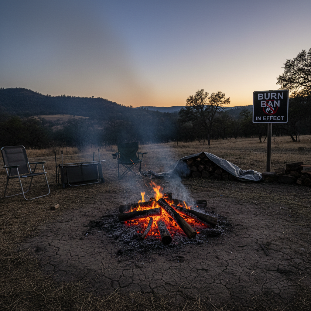 Your burn ban just killed those weekend bonfires.