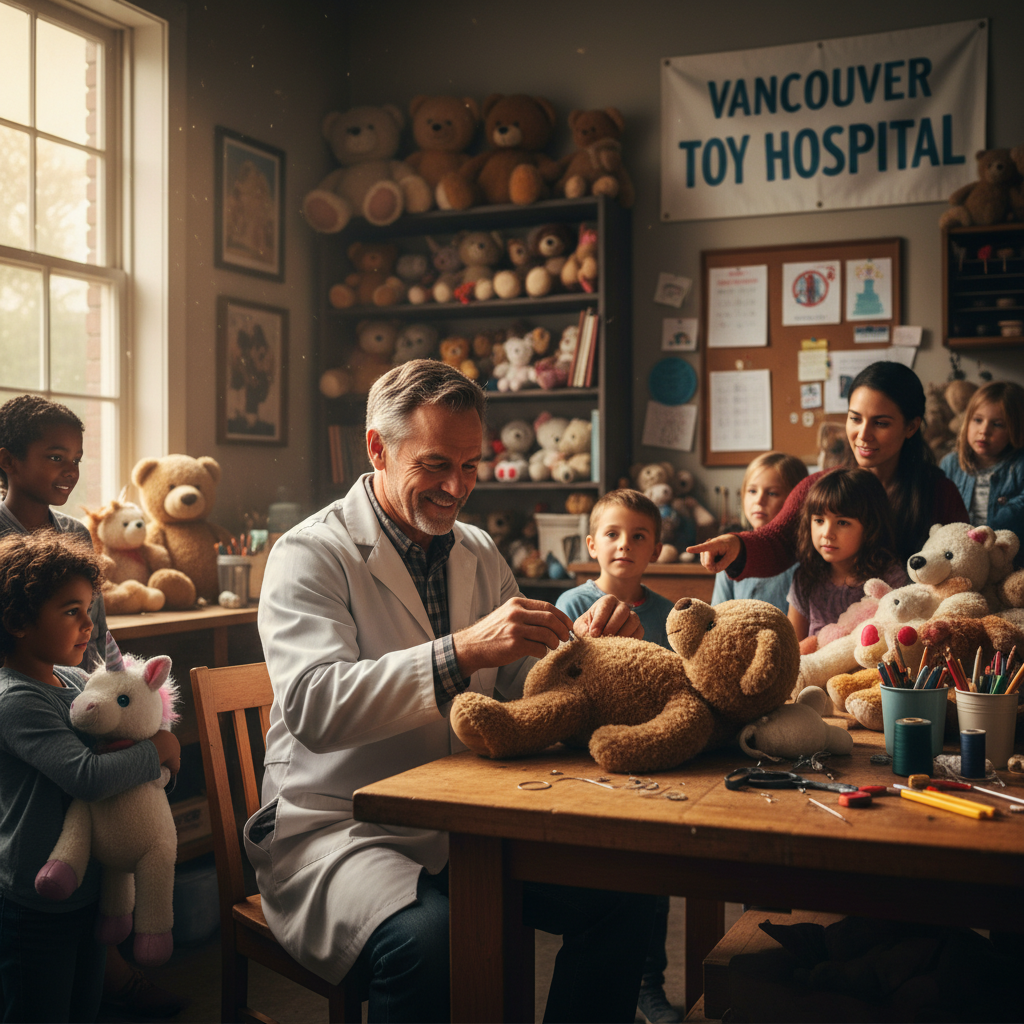 Vancouver's "teddy bear doctor" is healing more than just toys
