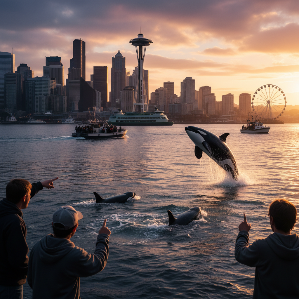 Orcas just surprised Seattle in Elliott Bay. What does it mean?