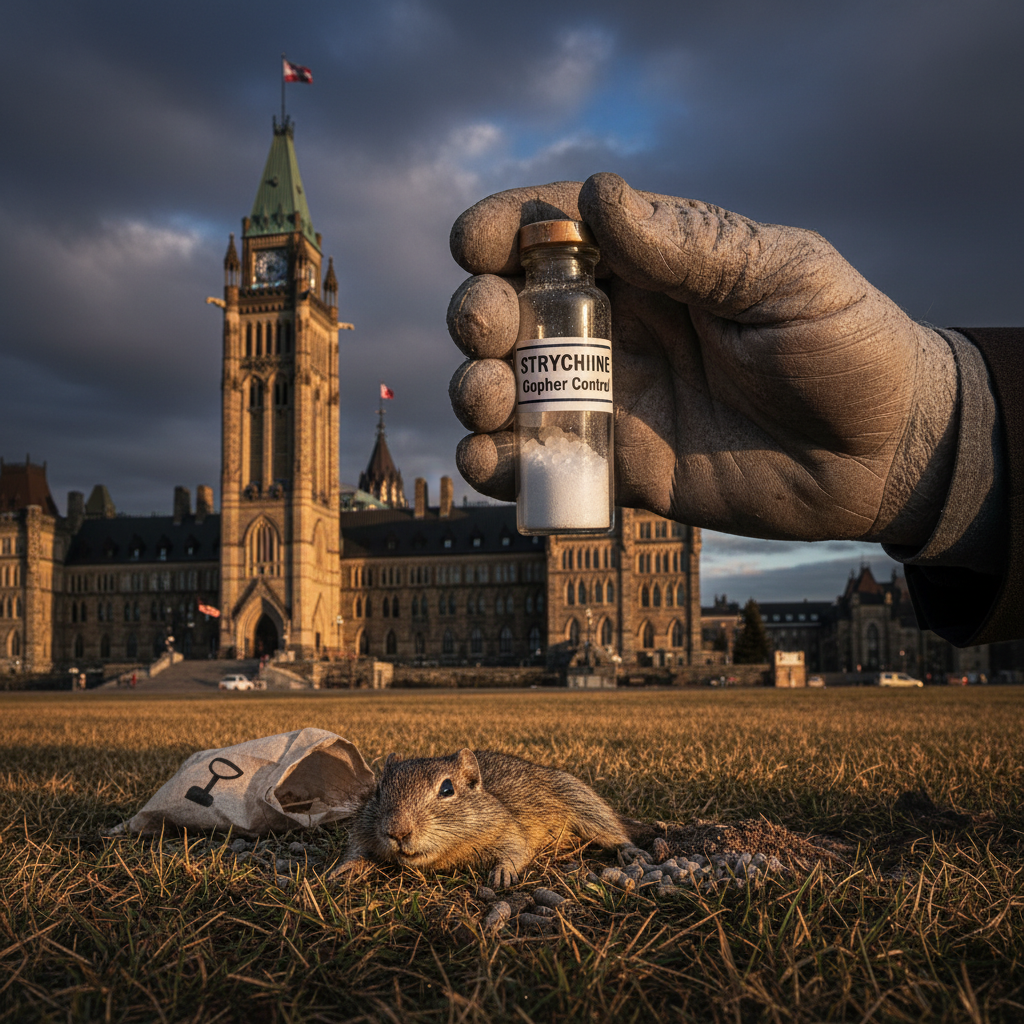 Ottawa just brought back strychnine for our gopher problem. Seriously.