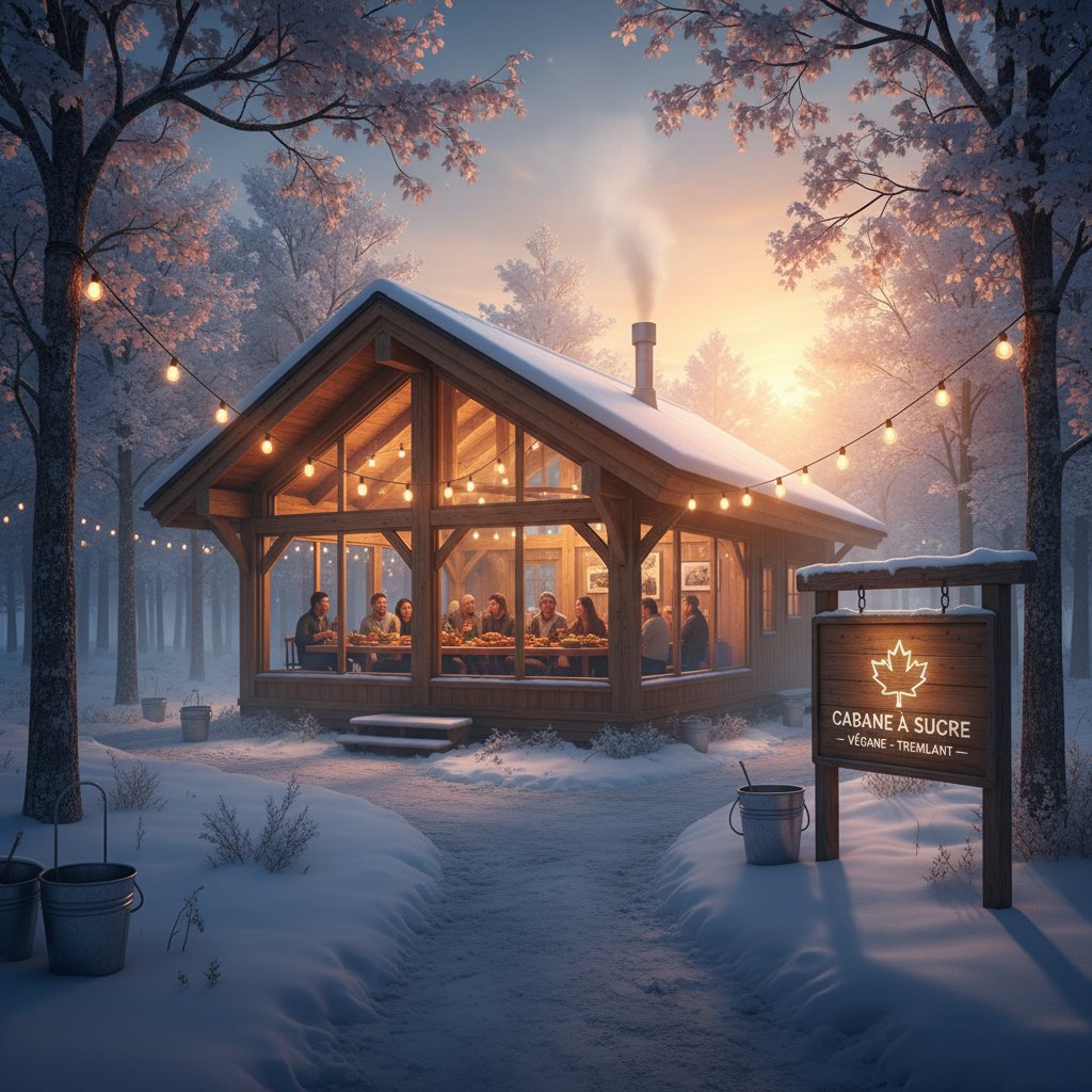 Ta cabane à sucre à Tremblant est végane. C'est quoi ça?