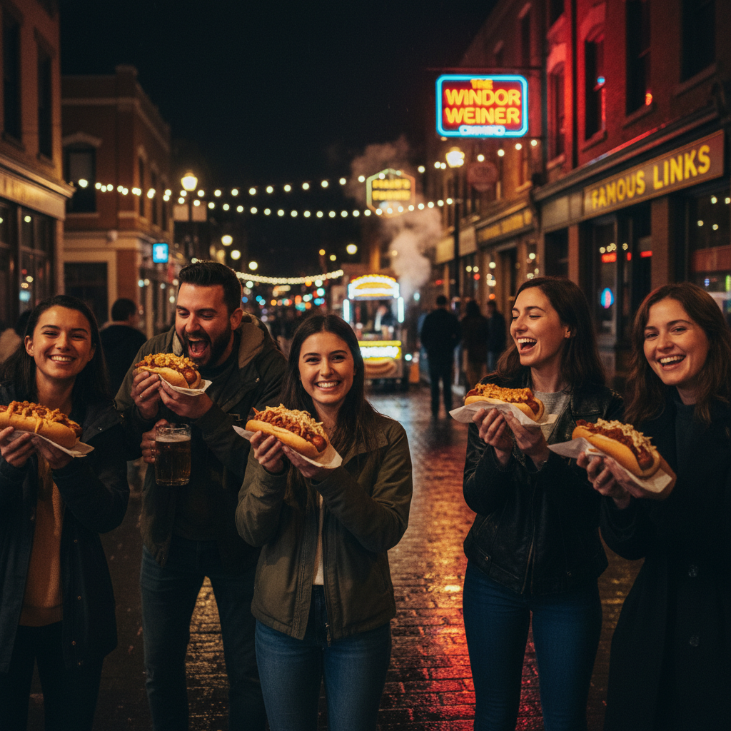 Your Windsor hot dog pub crawl is a whole mood