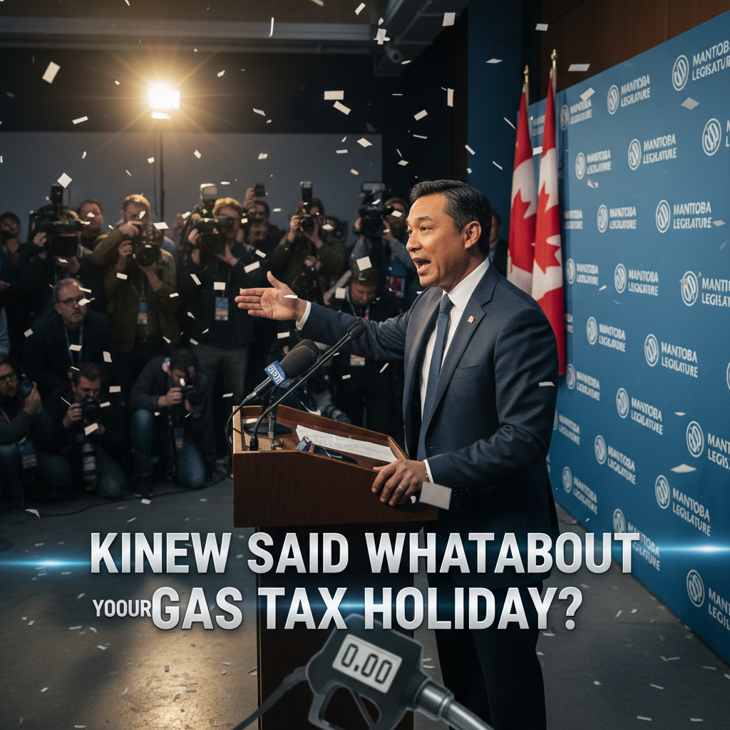 Kinew said WHAT about your gas tax holiday?