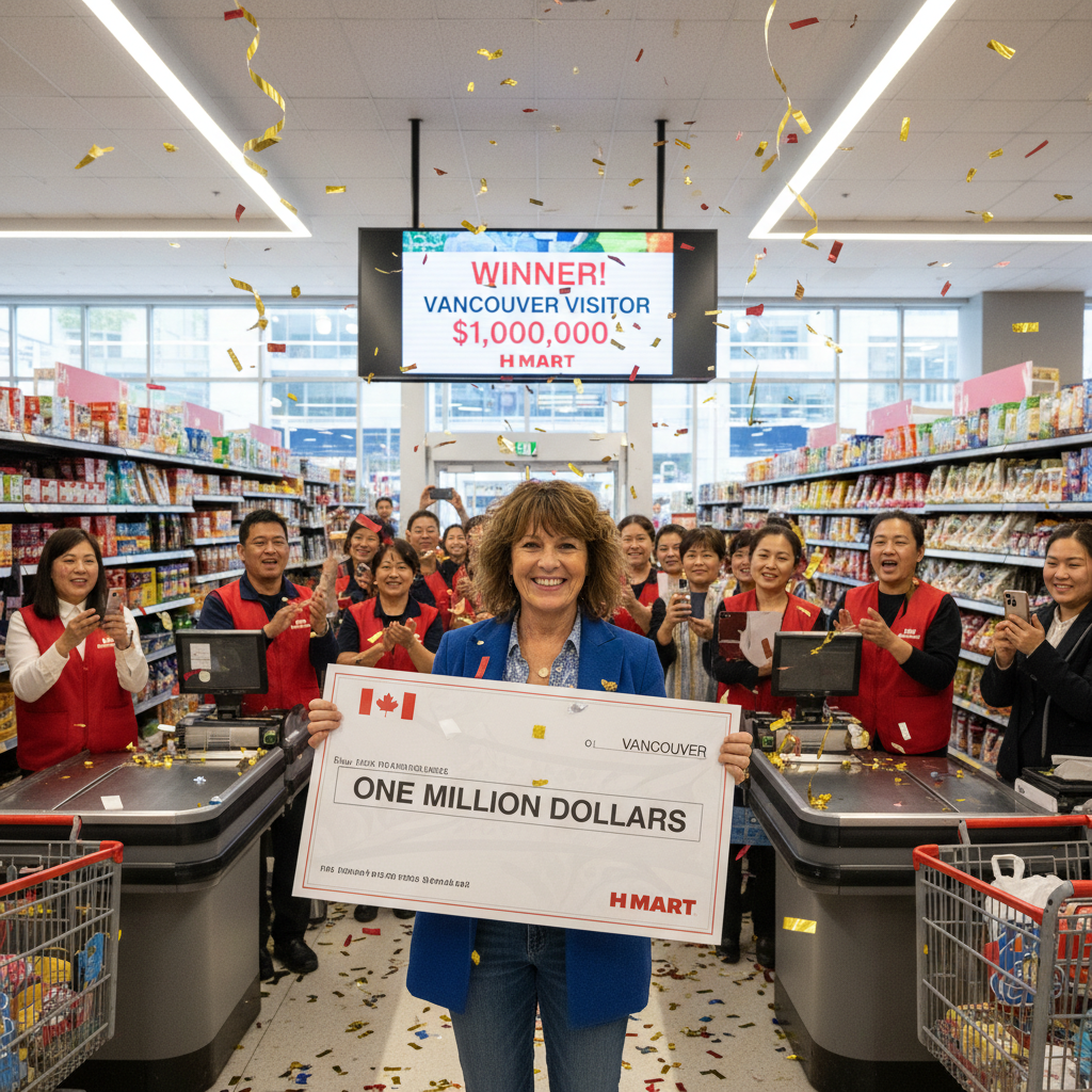 A Vancouver visitor just won $1M at your H Mart