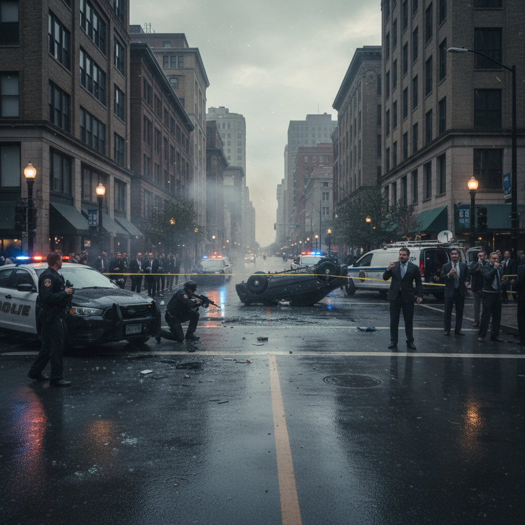 A shooting on West Fifth Street? Your Uptown morning just got wild.