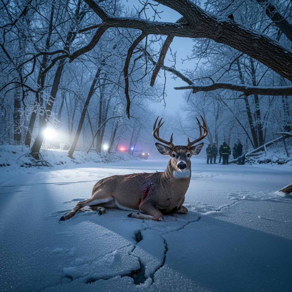 Did you see what happened to that deer in Manitowoc?