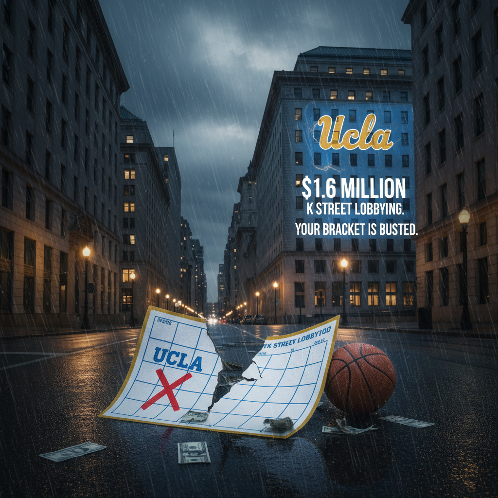 UCLA spent $1.6M on K Street. Your bracket is busted.